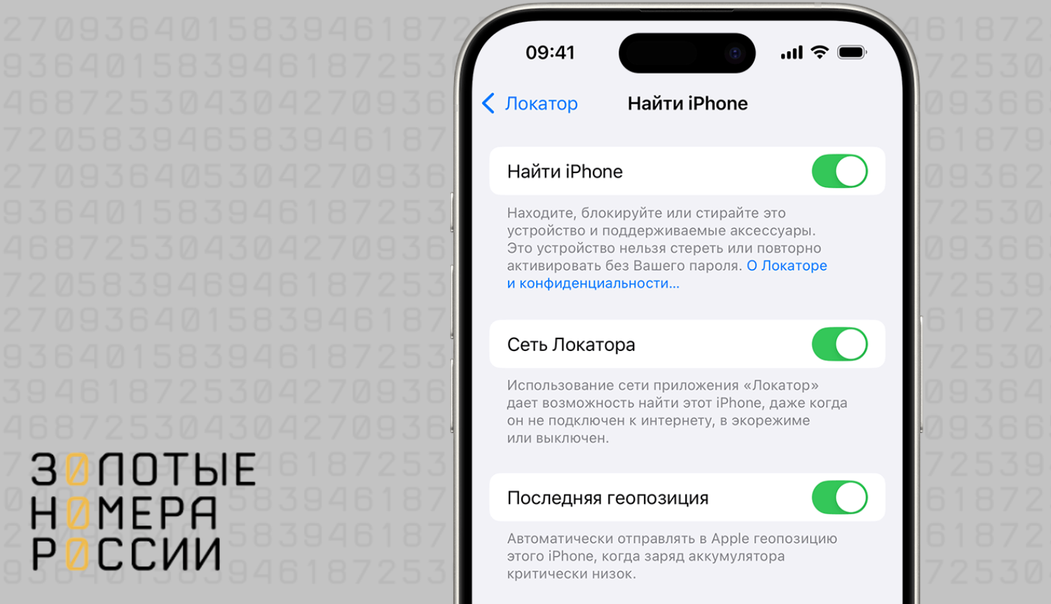 Настройка приложения "Локатор" на iPhone